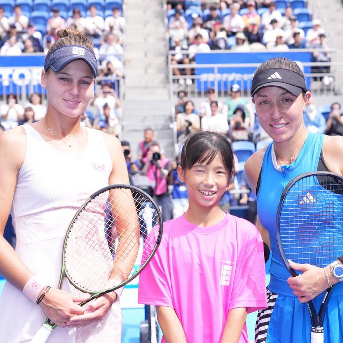 東レPPOテニスで、選手サイン会、コイントス参加のチャンス！