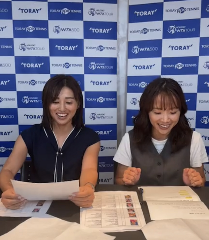 【必見】トーナメントアンバサダー奈良くるみさん＆土居美咲さんが東レPPOテニス2024の見どころを語る！ 【インスタ配信アーカイブ】